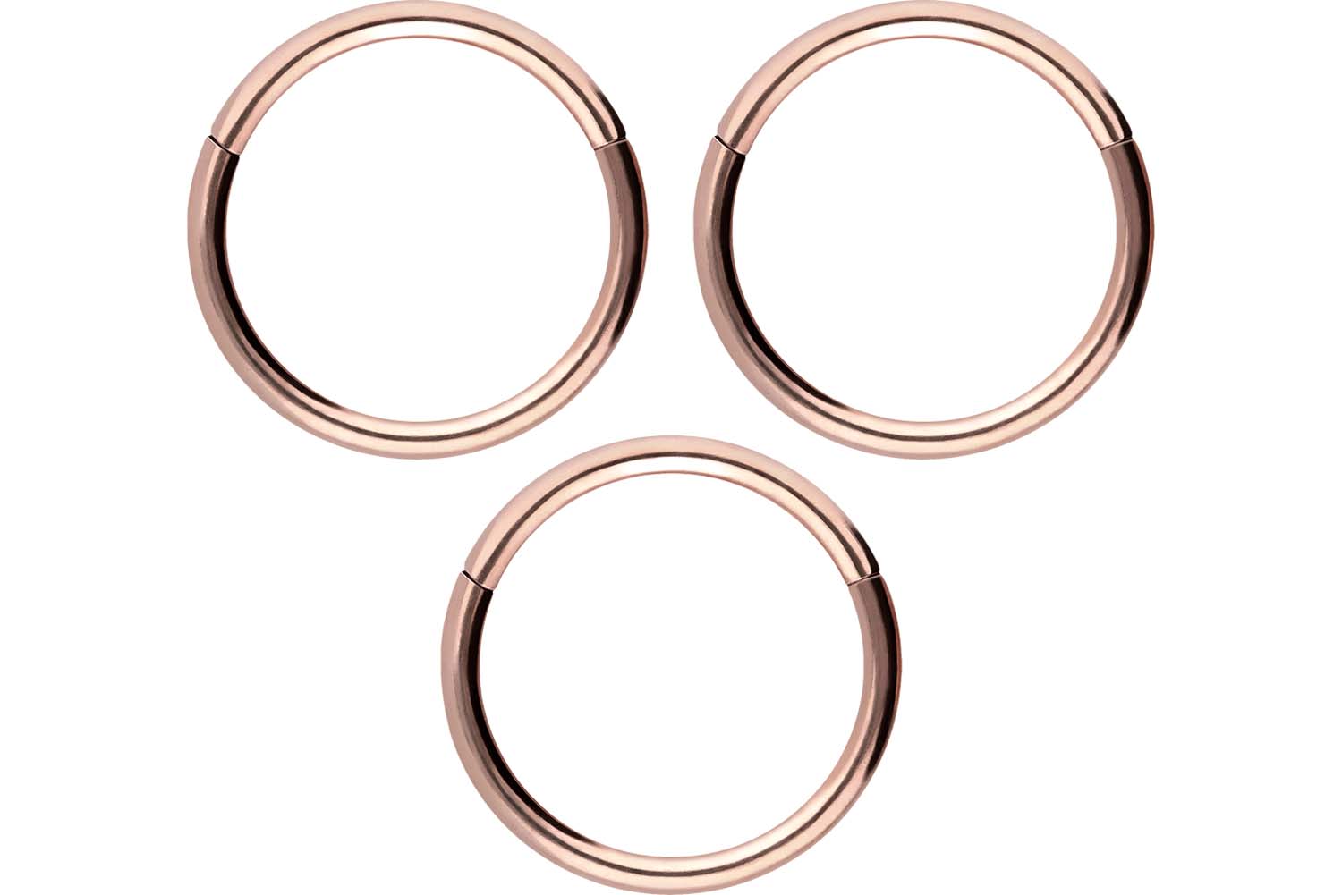 SET Chirurgenstahl Segmentring Clicker Piercing